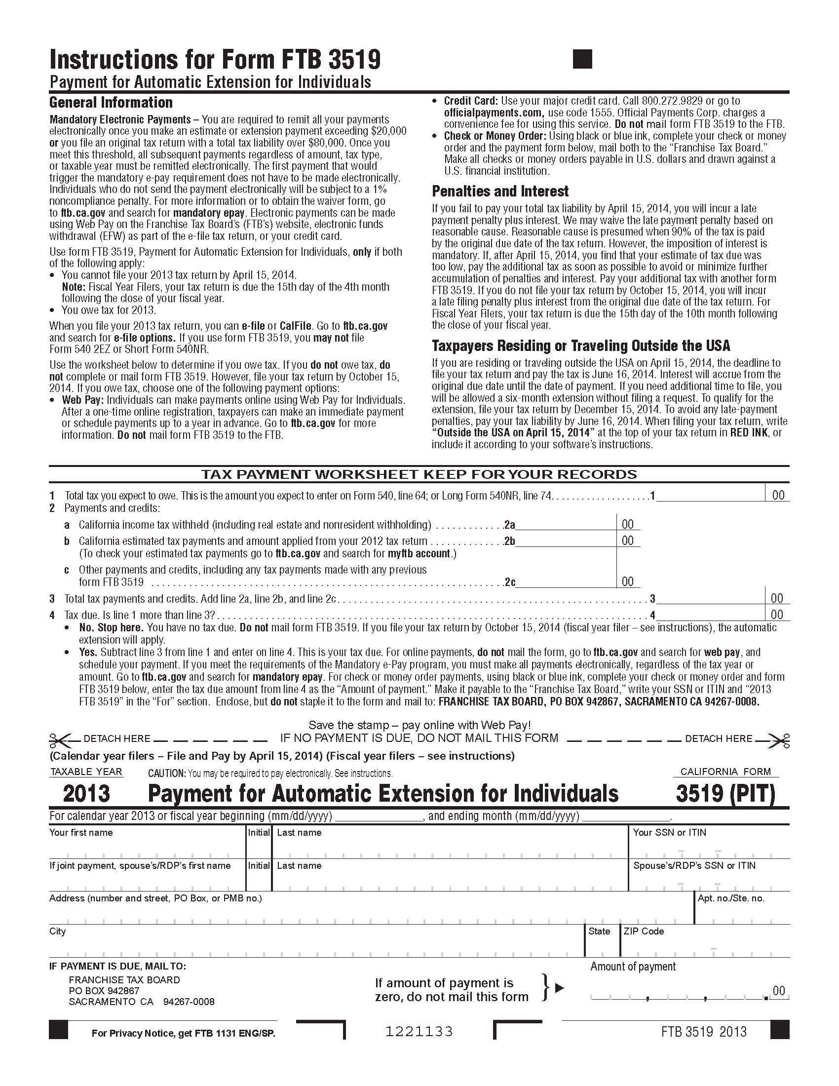 How do you download IRS form 4868 for a tax extension?